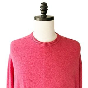 B.Draddy 007 Cashmere Crewneck Sweater in Pink | LARGE
